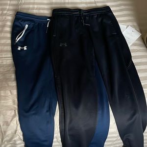 Under Armour Jogging Pants Bundle Size Large. Blue and Black